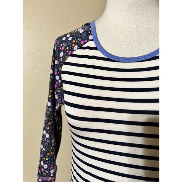 Matilda Jane Striped Pullover 3/4 Sleeve Knit Shirt Size Small - Picture 2 of 4